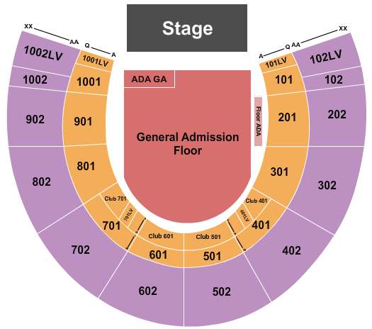 Forest Hills Stadium Mumford & Sons Seating Chart